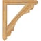 Ekena Millwork Olympic Arts & Crafts Rough Sawn Bracket, Western Red Cedar, 4"W x 32"D x 36"H BKT04X32X36OLY03RWR - alternate 4